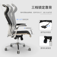 卓澳(ZHUOAO)办公椅电脑椅家用休闲椅老板椅转椅人体工学椅-网布