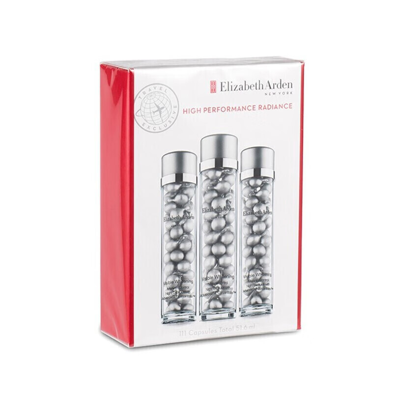 伊丽莎白雅顿(Elizabeth Arden)时空焕活面部胶囊 111粒银胶 晶璨皙颜夜间多效面部精华液
