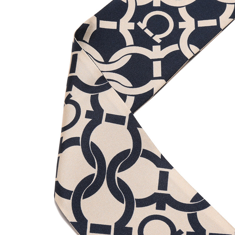 菲拉格慕salvatoreferragamo女士丝质长条围巾丝巾装饰带320491