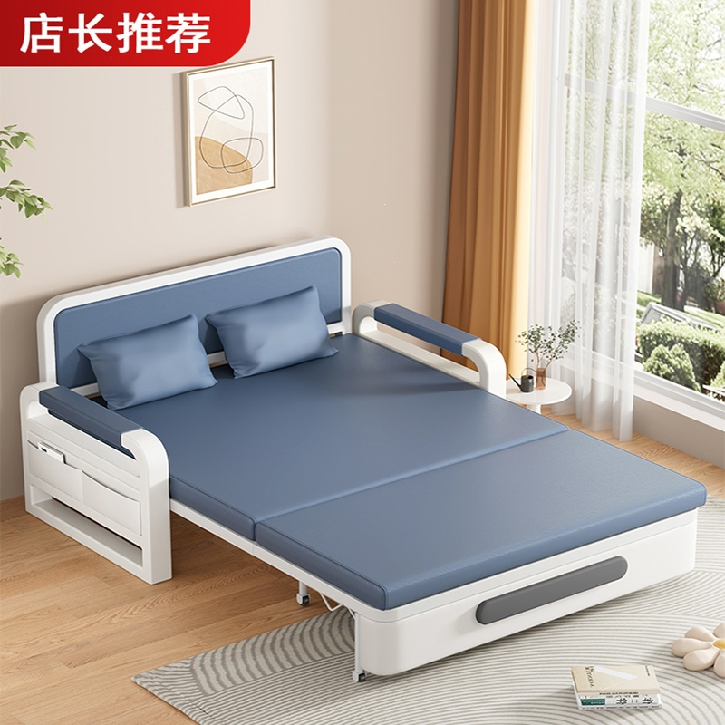 法耐fanai沙发床折叠两用小户型猫爪布家用多功能床双人伸缩床