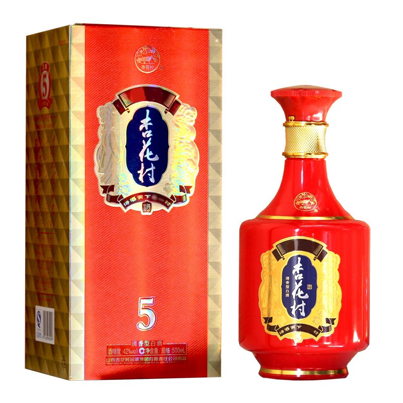 汾酒(fenjiu) 杏花村 53度 500ml *6瓶