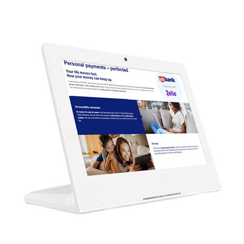 和掌厅CT-PJ10 智慧营业厅桌面评价器数码相框 10.1英寸电容触控屏 支持评价功能 1+16G内存高清大图