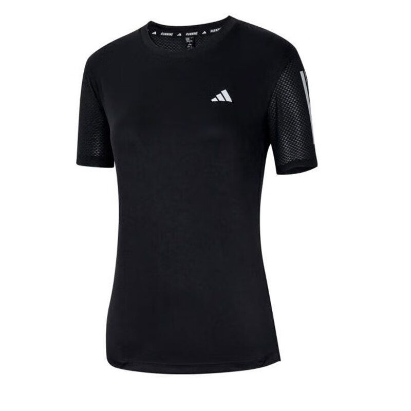 adidas/阿迪达斯女子跑步运动训练休闲圆领短袖T恤 JD1154 Cjz L JD1154