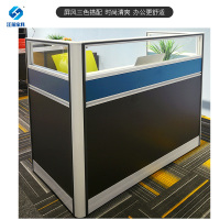 江莱员工L型卡座屏风办公桌简约隔断职员工作位电脑桌