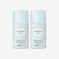 苏菲娜透美颜饱水控油双效美白日间倍护防护乳液30ml(新蓝蕾丝)2支装