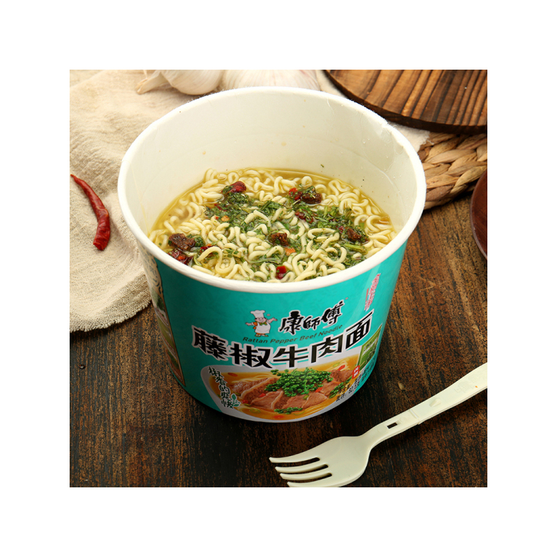 康师傅 藤椒牛肉面12桶 /箱高清大图