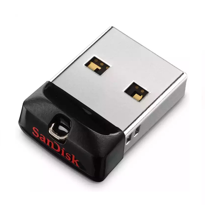 [免邮]闪迪(SanDisk) 16GB U盘 酷豆CZ33 USB2.0 迷你车载黑色优盘