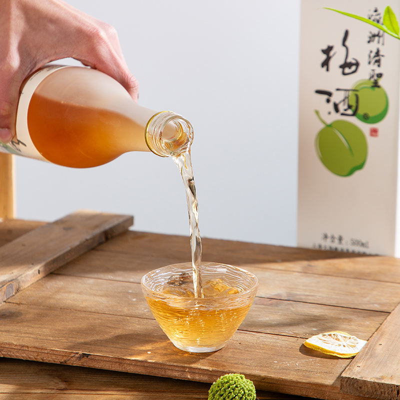 大陆公鸡瀛洲清圣梅酒宴会聚餐亲朋好友赠礼微醺低度甜酒 单瓶装(500ml)高清大图