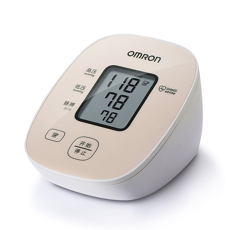 欧姆龙(OMRON)电子血压计 U10K 上臂式家用智能全自动测量血压仪 配电源
