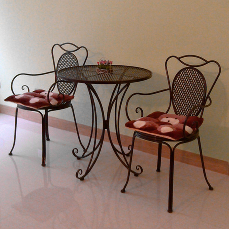欧式铁艺桌椅户外阳台咖啡桌椅现代创意阳台小圆桌