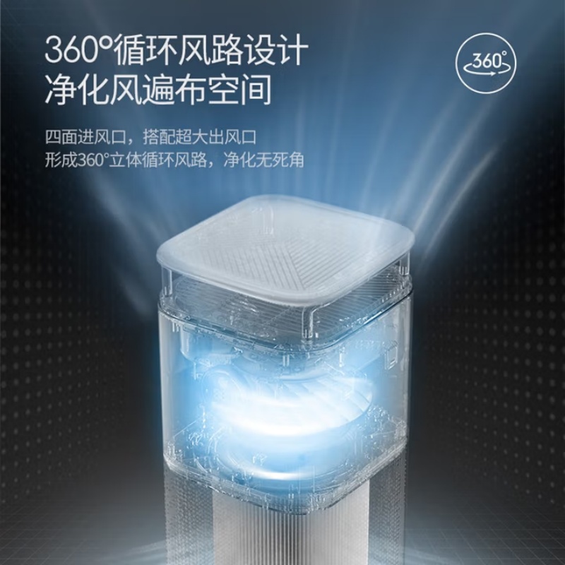 摩飞 MR3500 空气净化器 白色高清大图