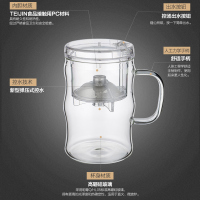 KAMJOVE/金灶 明尊 S系列 玻璃茶杯 飘逸杯 耐热玻璃茶具 冲茶器 内胆泡茶壶 泡茶杯 个人杯 玻璃杯 办公家用
