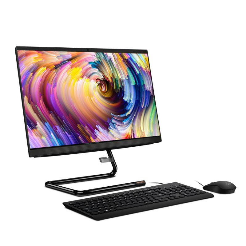 联想一体机AIO 520C-22 J4005 4G 256GSSD 集成显卡 21.5寸黑色