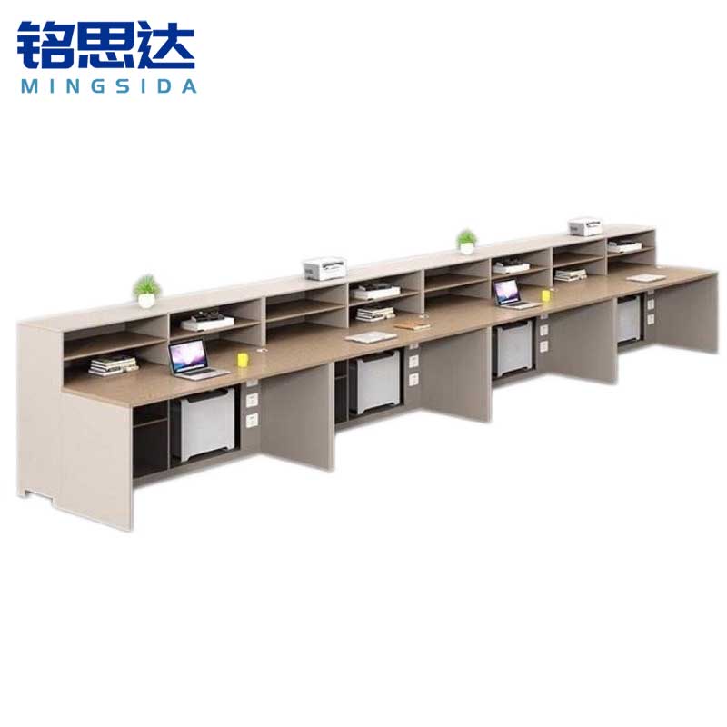 铭思达屏风工位四人位张高清大图