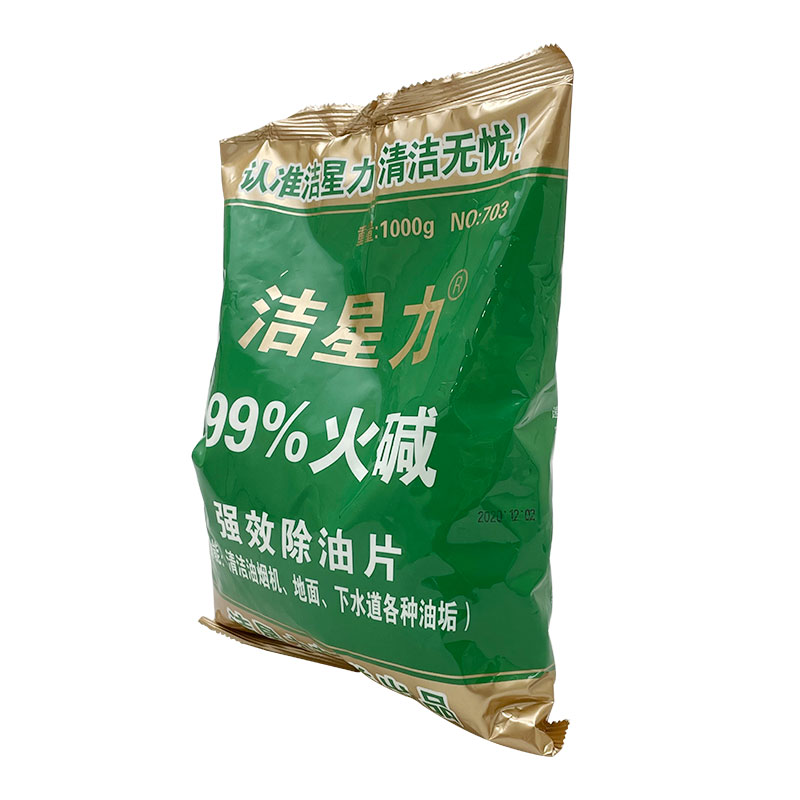洁星力 LSL33325 碱 酒店厨房油烟机地面台面下水道1kg油污清洁剂 25袋/箱高清大图