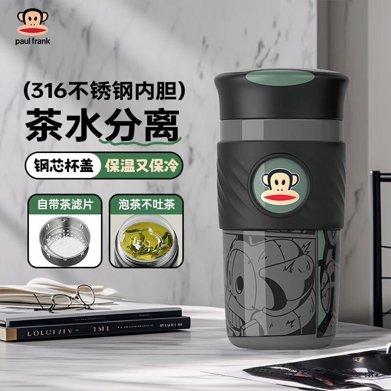 大嘴猴(Paul Frank)漫画风系列保温杯PFD081-480高清大图