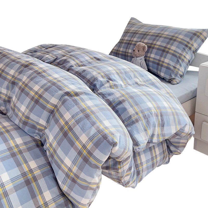 三极户外(Tri-Polar) TP2694 床上用品学生宿舍床上三件套 简兮蓝适于0.9/1.2m床 （套）高清大图