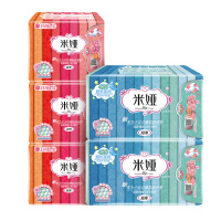 MIA/米娅 新少女240*3+420*2超薄日/夜用卫生巾 5包组合套装