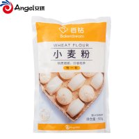 百钻小麦粉500g家庭装 中筋面粉馒头包子饺子粉 中式面点白面粉 烘焙原料 烘焙食品 家庭烘焙 亲子