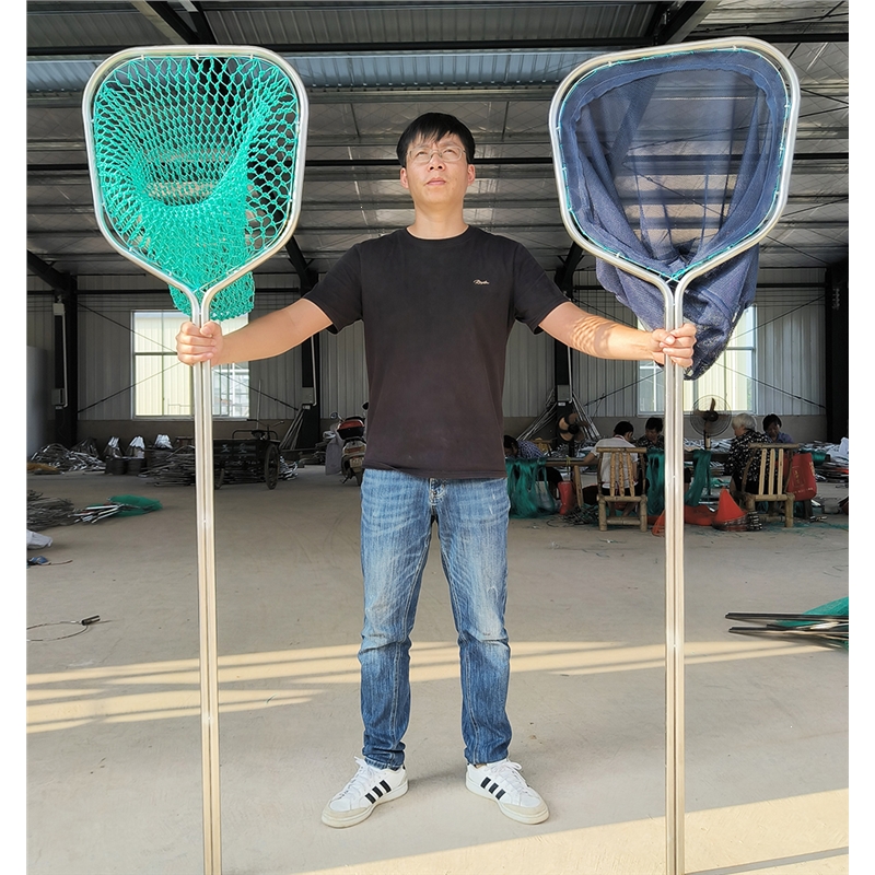 一体成型不锈钢抄网捞鱼网渔具鱼网闪电客鱼捞海鲜赶海网抄捞子网兜