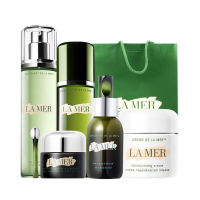 海蓝之谜(LA MER)精华浓缩修护面部护肤套装礼盒 5件（洁面+精萃液+精华露+眼霜+面霜）