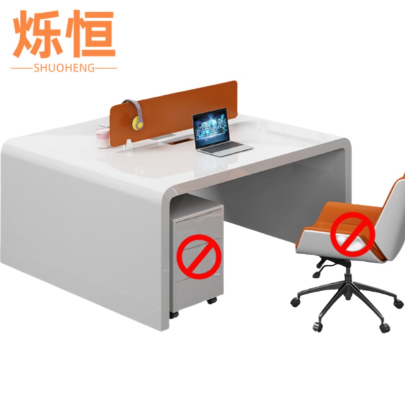烁恒 办公桌 双人位 套高清大图