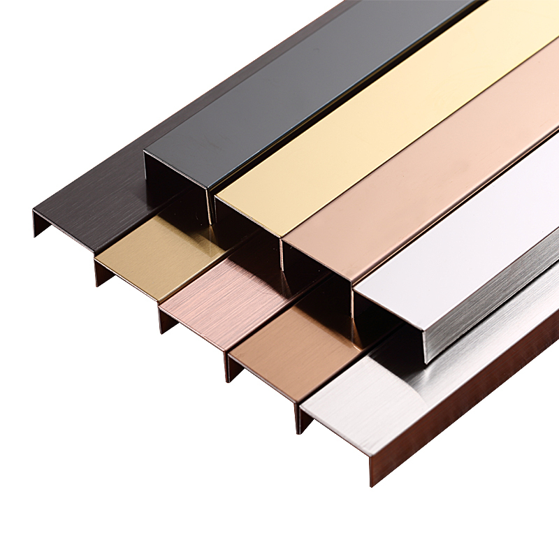 黑钛金闪电客不锈钢装饰线条金属背景墙吊顶u型收边条