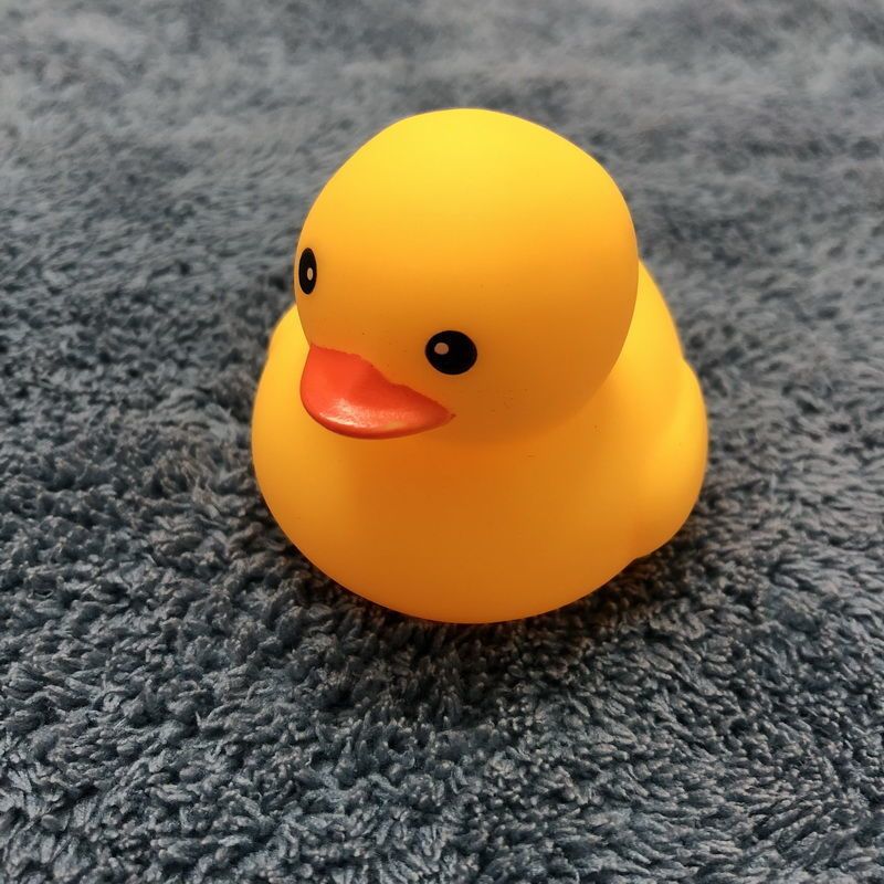 发声小黄鸭泰迪戏水洗澡尖叫鸭幼犬磨牙搪胶鸭子宠物玩具 小黄鸭3只