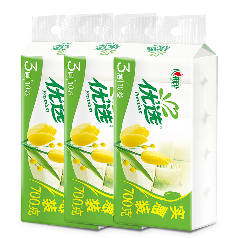 心相印 LR1710 优选无芯卷纸 3层 136mm*115mm 70g/卷