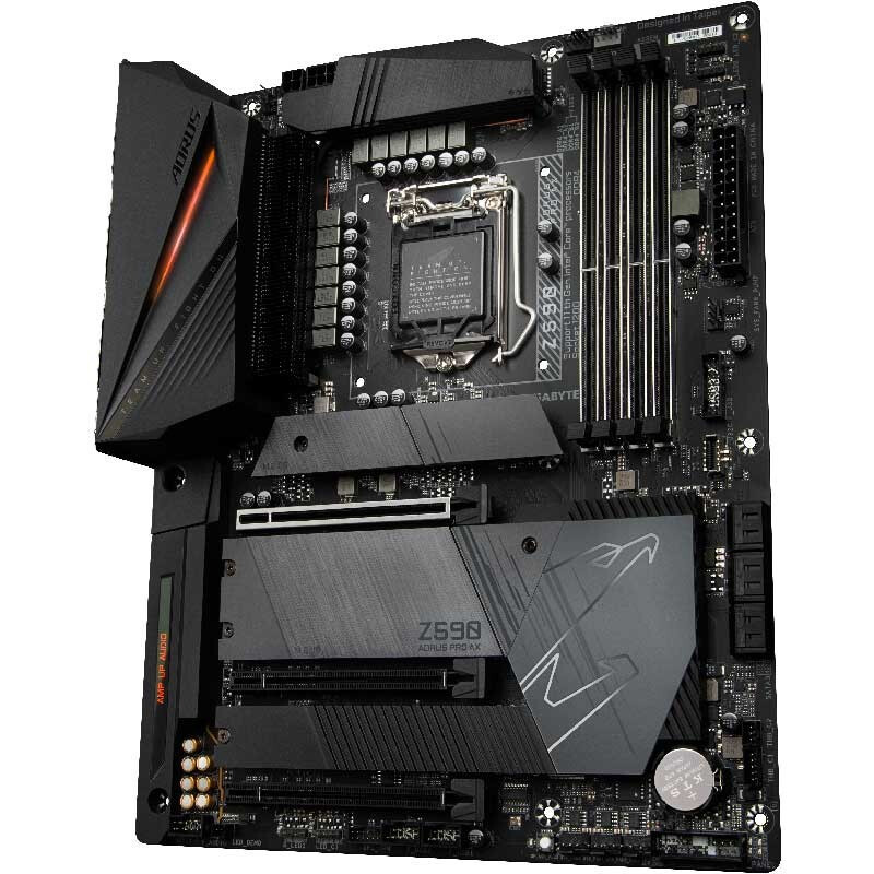 技嘉Z590 AORUS PRO AX主板+英特尔i7-11700F 板U套装