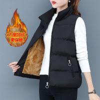 羽绒棉马甲女秋冬2021新款冬季韩版宽松加绒保暖马夹无袖坎肩外套