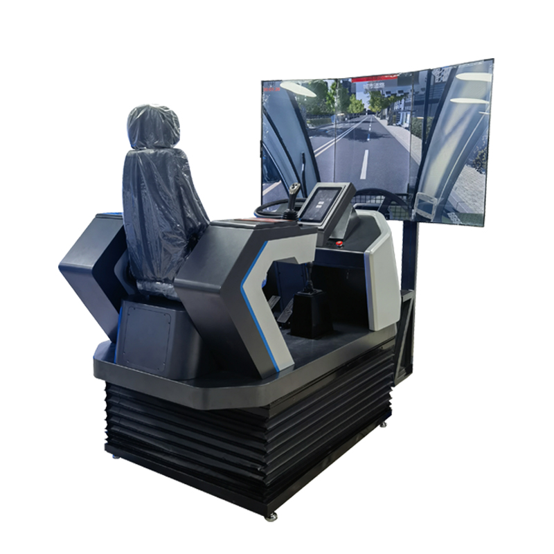 硕士王 SHUOSHIWANG 工程车驾驶模拟器挖掘机动感三驾驶模拟器轮式三屏模拟训练系统高清大图