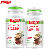 【3月17日下架】汤臣倍健(BY-HEALTH)B族维生素片100片+B族50片 成人男女复合维生素 国产含