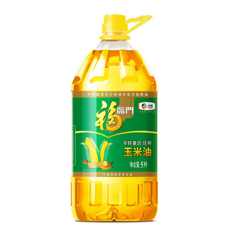 福临门食用油非转基因纯正玉米油5L高清大图