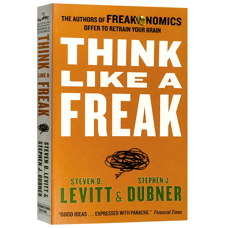 英文原版 freakonomics 史蒂芬 格林斯潘罗辑思维 英文原版进口书籍