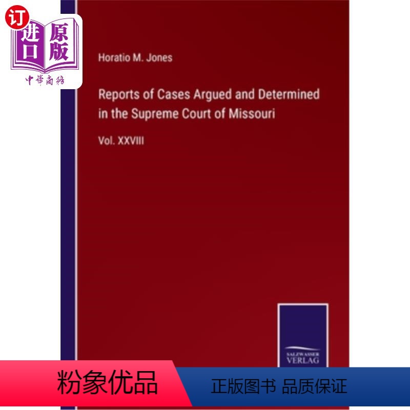 【正版】海外直订Reports of Cases Argued and Determined in the Supre
