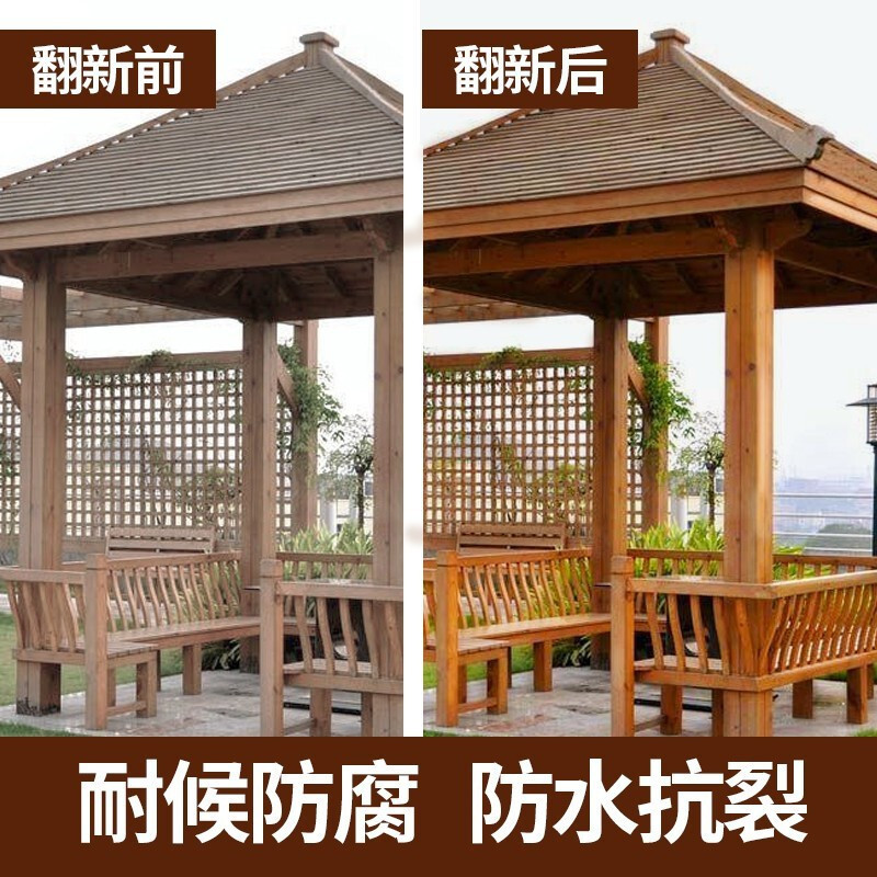 嘉宝莉水性木蜡油透明清漆木器漆桐油木用防腐木漆实木油家具翻新