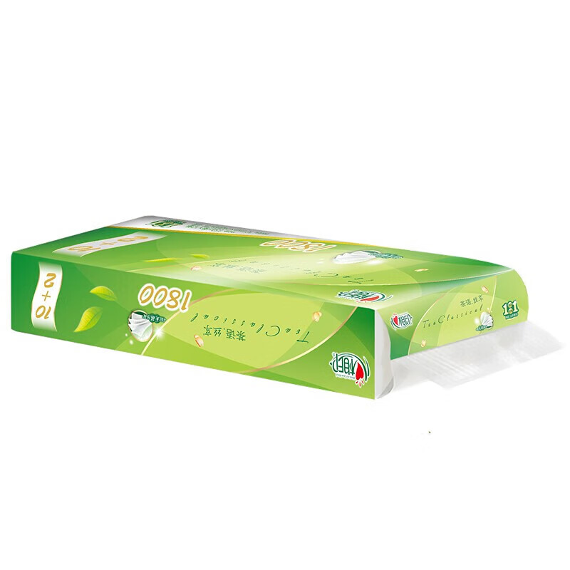 心相印 茶语丝享系列4层无芯卫生纸 150g/卷 12卷/提 1提装 RW912高清大图