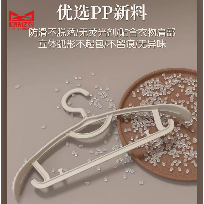 哈铁亿农 衣架 宽肩无痕衣架 均码/个高清大图