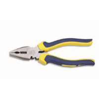 长城 211048 Cr-V欧式精抛双色套塑柄钢丝钳 200mm(8“)