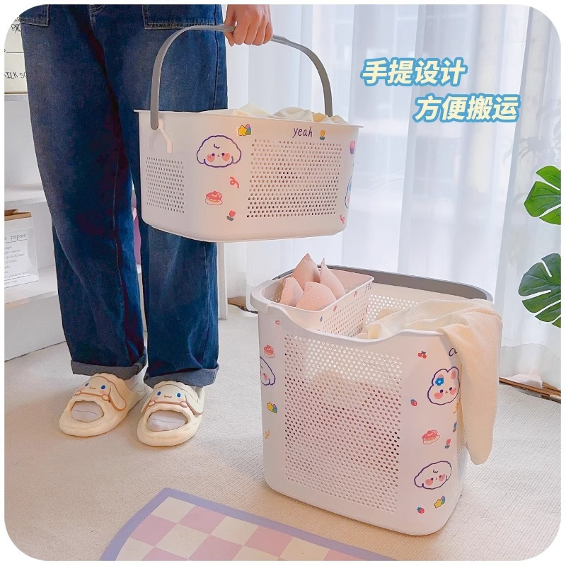 友鑫邦家用脏衣篓大容量浴室放衣神器网红款洗衣卫生间装衣服收纳筐篮桶高清大图
