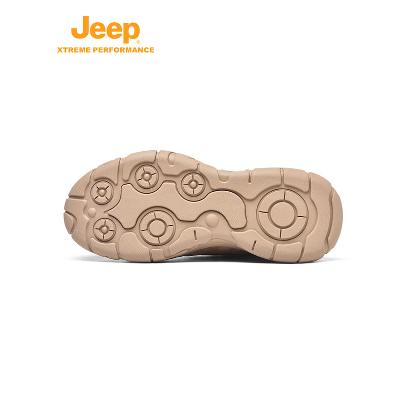 Jeep男式包头徒步靴(加绒)P340911116 沙色 40码高清大图