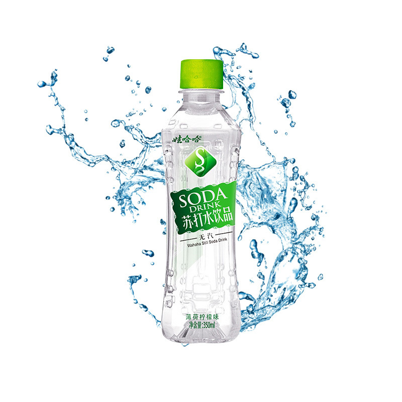 娃哈哈无汽苏打水薄荷柠檬350ml