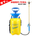 L5L8L手动气压式喷雾器农用打药机喷雾机洒水壶浇花园艺喷壶 5L铜制伸缩杆万向头