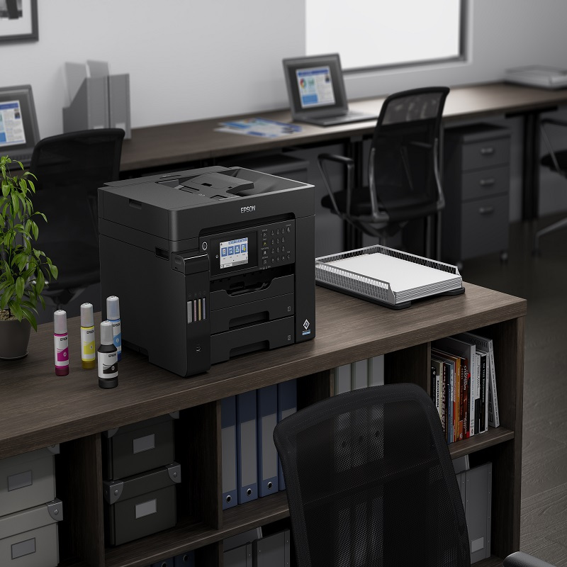爱普生(EPSON)L15188 A3+彩色数码复合机含智慧文印管家EPA软件支持刷卡漫游打印权限管理L15168升级款