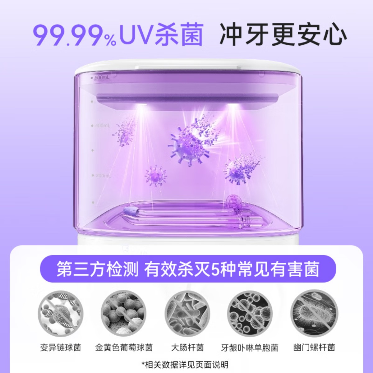 倍至无线家用冲牙器 M36高清大图