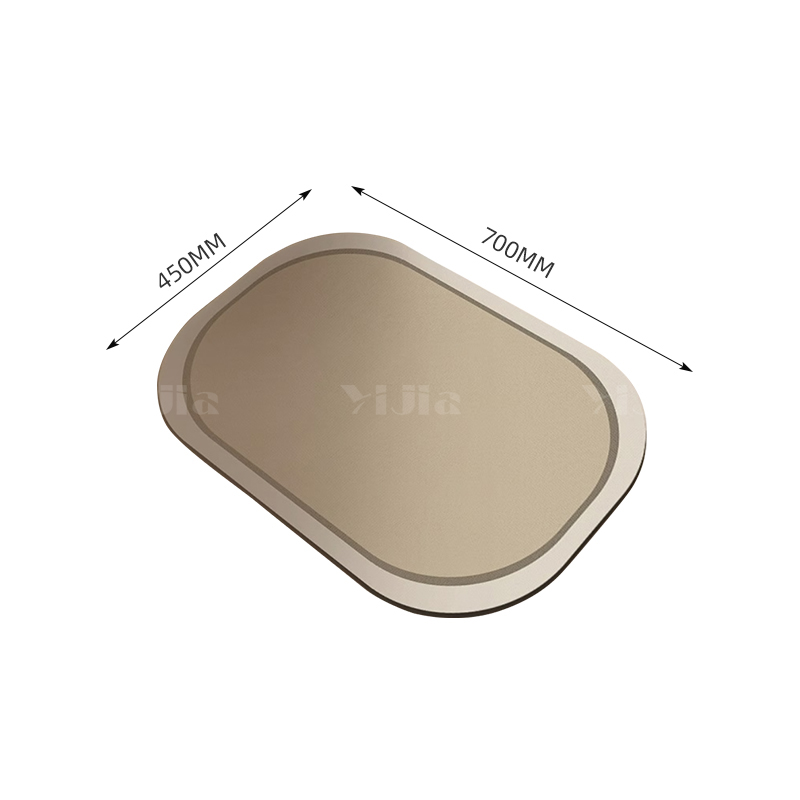 翌嘉YJ40802074 硅藻泥防滑地垫卫生间吸水防滑垫速干脚垫高清大图