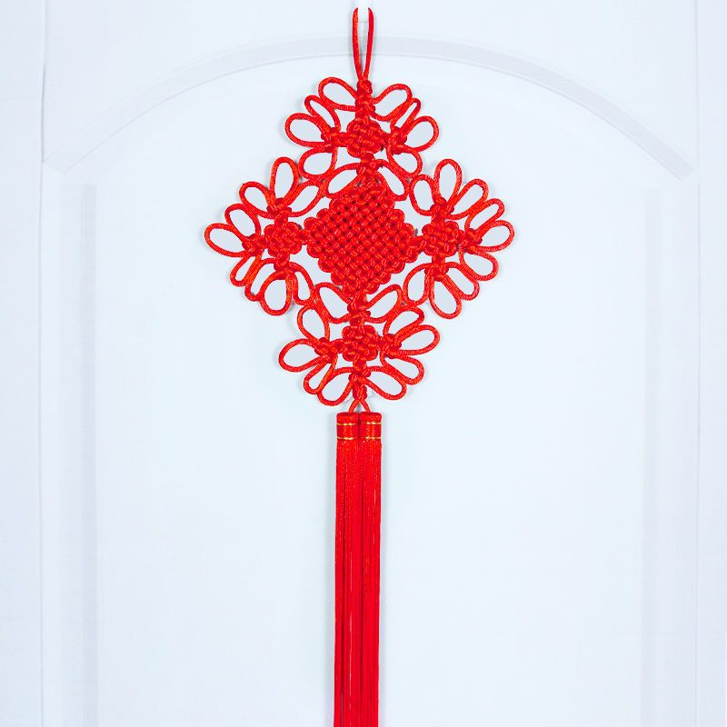 中国结挂件客厅大号小号平安结电视背景墙新居编织镇宅同心结装饰4