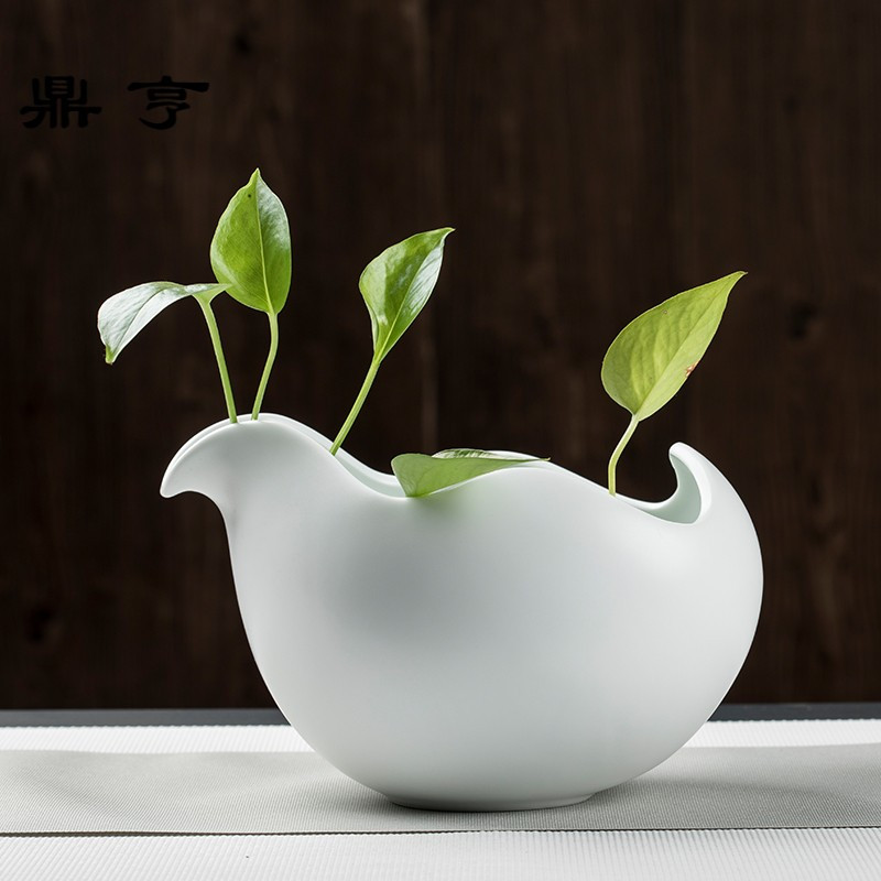 鼎亨陶瓷茶洗大号家用笔洗小水盂龙泉青瓷花盆茶具茶道零配件水洗