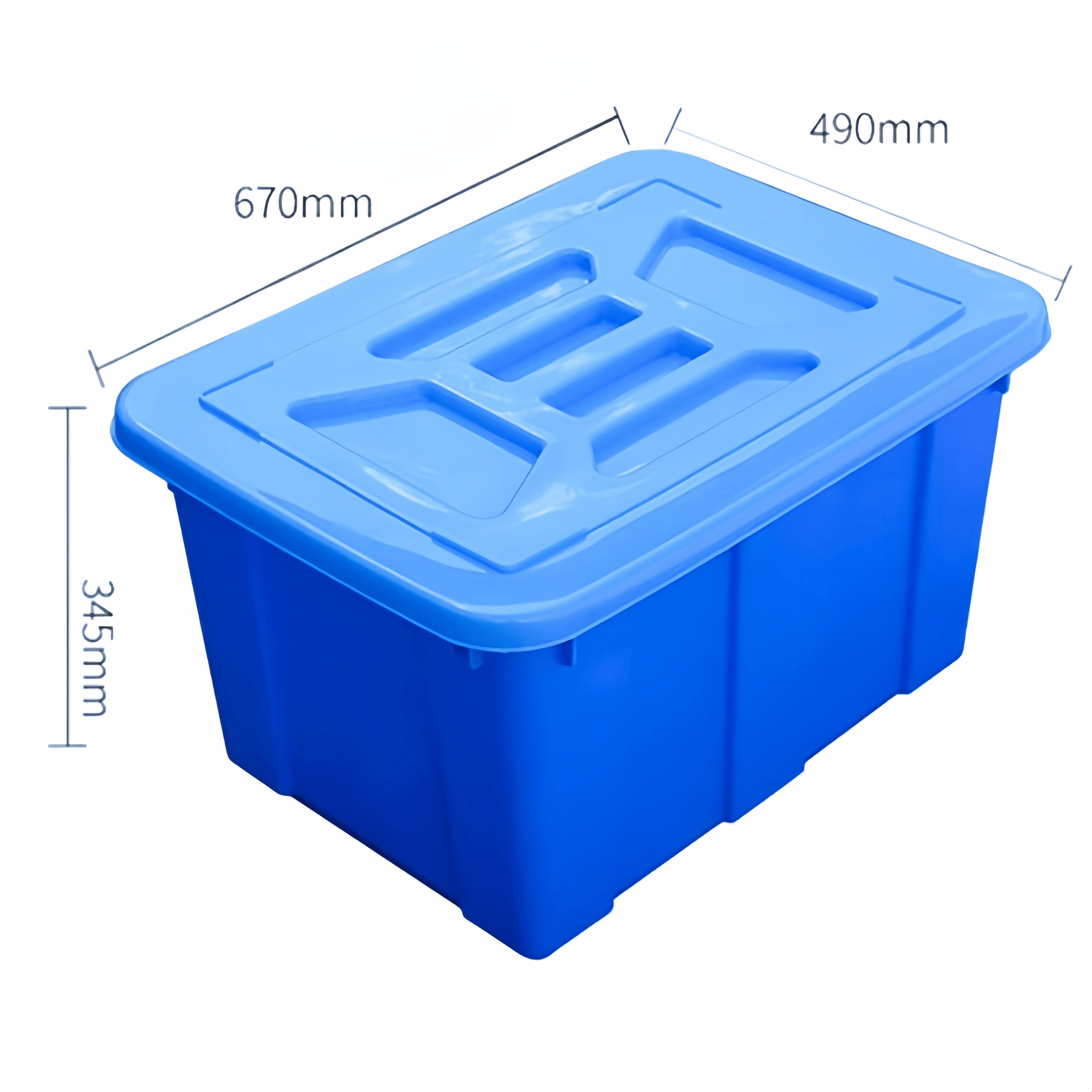 鑫木樽物料箱670*490*345mm个高清大图